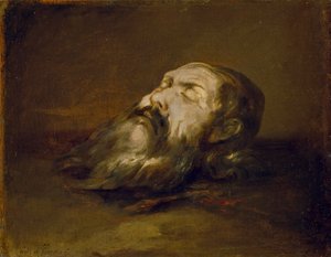 Cabeza de santo degollado de Francisco Herrera the Elder