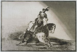 Carlos V Lanzando Un Toro de Francisco de Goya