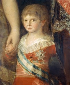 La familia de Carlos IV de España (detalle) de Francisco de Goya