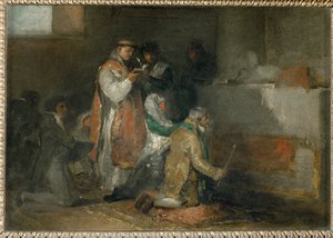 Le mariage inegal - la pareja mal avenida ... de Francisco Jose de (circle of) Goya y Lucientes