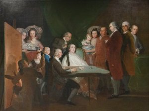 La familia del infante Don Luis de Borbón