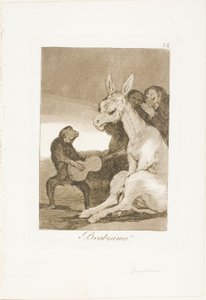 ¡Bravo!, placa 38 de Los Caprichos de Francisco Jose de Goya y Lucientes