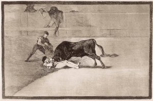 Corrida de Toros: la desafortunada muerte de Pepe Hillo de Francisco de Goya