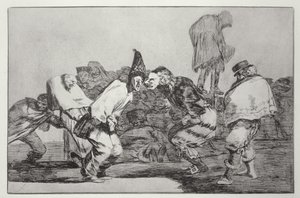 Fantasía carnavalesca, lámina 14 de "Proverbios de Francisco Jose de Goya y Lucientes