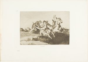 Caridad, lámina 27 de Los desastres de la guerra de Francisco Jose de Goya y Lucientes