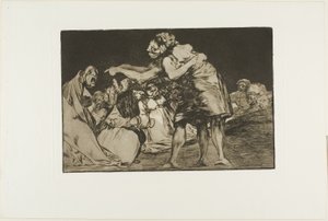 Locura Desordenada, lámina siete de Los Proverbios de Francisco Jose de Goya y Lucientes