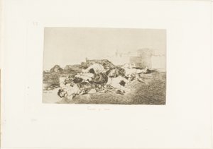 Aún peor, placa 22 de Los desastres de la guerra de Francisco Jose de Goya y Lucientes