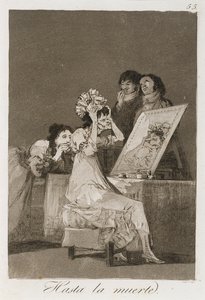 Hasta la muerte de Los Caprichos, publicado en 1799 de Francisco de Goya