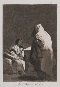 Aquí viene el Coco de Francisco de Goya