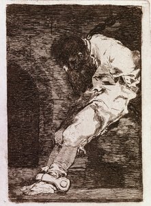 Si es un criminal muere rápidamente (Aguafuerte, c.1810)