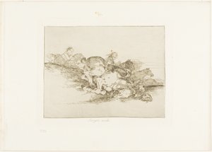 Siempre pasa, lámina ocho de Los desastres de la guerra de Francisco Jose de Goya y Lucientes