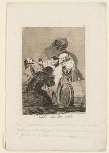 Nadie nos ha visto, lámina de "Los Caprichos", 1799 de Francisco de Goya
