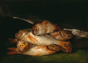 Naturaleza muerta con dorada de Francisco de Goya