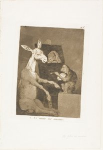 Ni más ni menos, lámina 41 de Los Caprichos de Francisco Jose de Goya y Lucientes