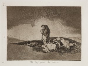 No Hay Quien Los Socorra (No hay quien los ayude) de Francisco Jose de Goya y Lucientes