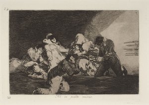 No se puede mirar de Francisco Jose de Goya y Lucientes