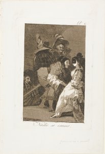Nadie se conoce a sí mismo, placa seis de Los Caprichos de Francisco Jose de Goya y Lucientes