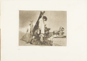 No en este caso, placa 36 de Los desastres de la guerra de Francisco Jose de Goya y Lucientes