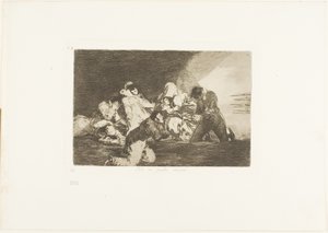 No se puede mirar, plancha 26 de Los desastres de la guerra de Francisco Jose de Goya y Lucientes