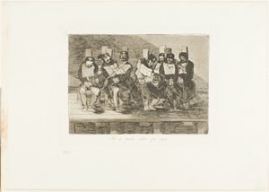 No se sabe por qué, plancha 35 de Los desastres de la guerra de Francisco Jose de Goya y Lucientes