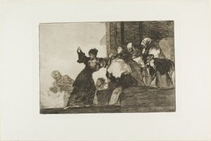 Pobre locura, lámina once de Los Proverbios de Francisco Jose de Goya y Lucientes