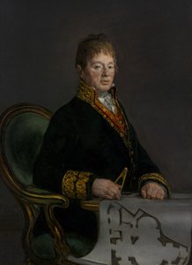 Retrato de Don Juan Antonio Cuervo, 1819 de Francisco de Goya