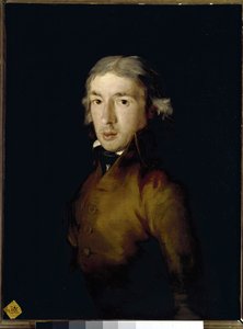 Retrato de Leandro Fernández de Moratín, poeta y dramaturgo español de Francisco de Goya