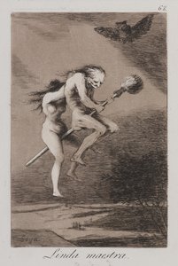 ¡Linda maestra! de Francisco de Goya