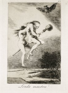 Pretty Teacher. 1793-1799 (aguatinta) de Francisco Jose de Goya y Lucientes