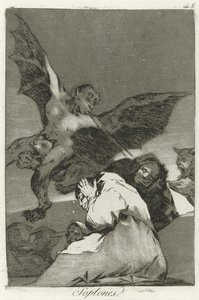 Soplones, Los Caprichos de Francisco de Goya