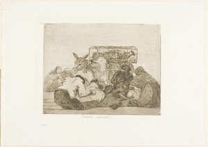 ¡Extraña devoción!, placa 66 de Los desastres de la guerra de Francisco Jose de Goya y Lucientes