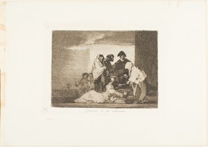 Gracias al mijo, lámina 51 de Los desastres de la guerra de Francisco Jose de Goya y Lucientes