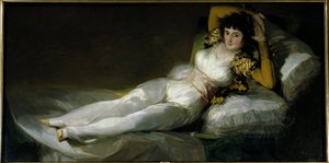 La Maja vestida, c.1798-1805 (óleo sobre lienzo) de Francisco Jose de Goya y Lucientes