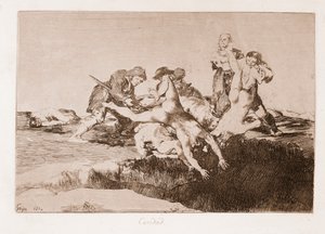 Los desastres de la guerra: Caridad (grabado después del dibujo) de Francisco de Goya
