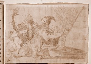 Los desastres de la guerra: Farandola de charlatanes de Francisco de Goya