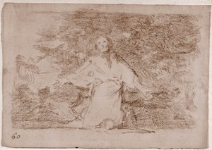 Los desastres de la guerra: Tristes presentimientos de lo que ha de acontecer (dibujo preparatorio)