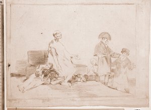 Los desastres de la guerra: Si son de otra línea de Francisco de Goya
