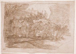 Los desastres de la guerra: No conocen el camino de Francisco de Goya