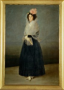La condesa del Carpio, marquesa de la Solana Pintado hacia 1795, año de su muerte ... de Francisco Jose de Goya y Lucientes
