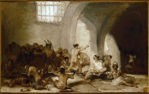 La casa de locos de Francisco de Goya
