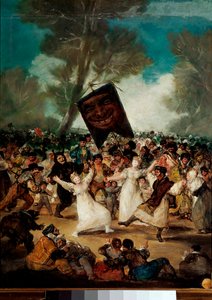 El entierro de la sardina (Entierro de la sardina) de Francisco de Goya