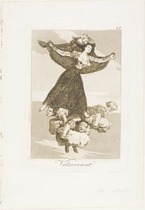 Han volado, lámina 61 de Los Caprichos de Francisco Jose de Goya y Lucientes