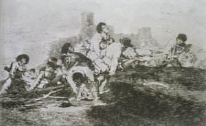 Todavía pueden ser útiles, placa 24 de "Los desastres de la guerra de Francisco Jose de Goya y Lucientes