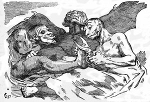Hacen sus necesidades, c.1820 (grabado) de Francisco Jose de Goya y Lucientes