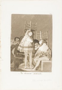 Ya tienen asiento (es decir, fondo), placa 26 de Los Caprichos de Francisco Jose de Goya y Lucientes