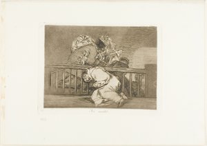 Así es como sucedió, lámina 47 de Los desastres de la guerra de Francisco Jose de Goya y Lucientes