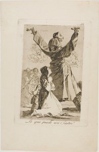 ¡Lo que Puede Hacer un Sastre!, lámina 52 de Los Caprichos de Francisco Jose de Goya y Lucientes