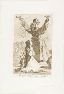 ¡Lo que puede hacer un sastre!, placa 52 de Los Caprichos de Francisco Jose de Goya y Lucientes