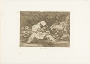 ¡Qué locura!, lámina 68 de Los Desastres de la Guerra de Francisco Jose de Goya y Lucientes