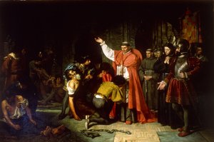 La liberación de los prisioneros cristianos de Orán por el cardenal Francisco Jiménez de Cisneros (1436-1517) par Jover y Casanova, Francisco (1836-1890) de Francisco Jover y Casanova